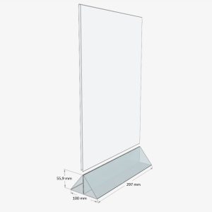 Fot bordrytter til A3 plastlomme fra Nordic Display.