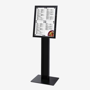 Menydisplay 4xA4 på stativ