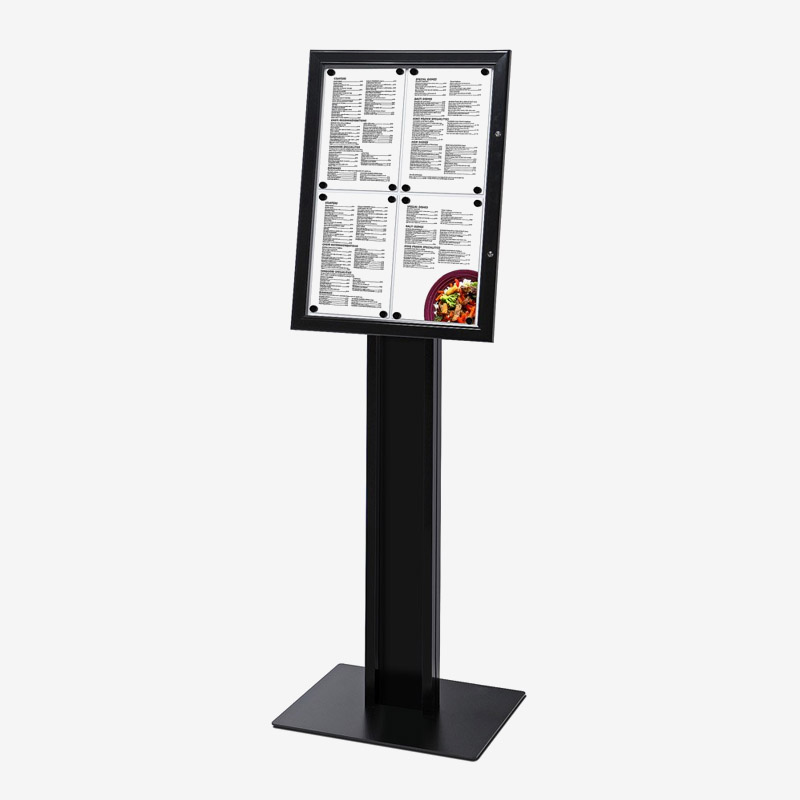Menydisplay 4xA4 på stativ