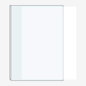 Plakatlomme 1mm akryl fra Nordic Display