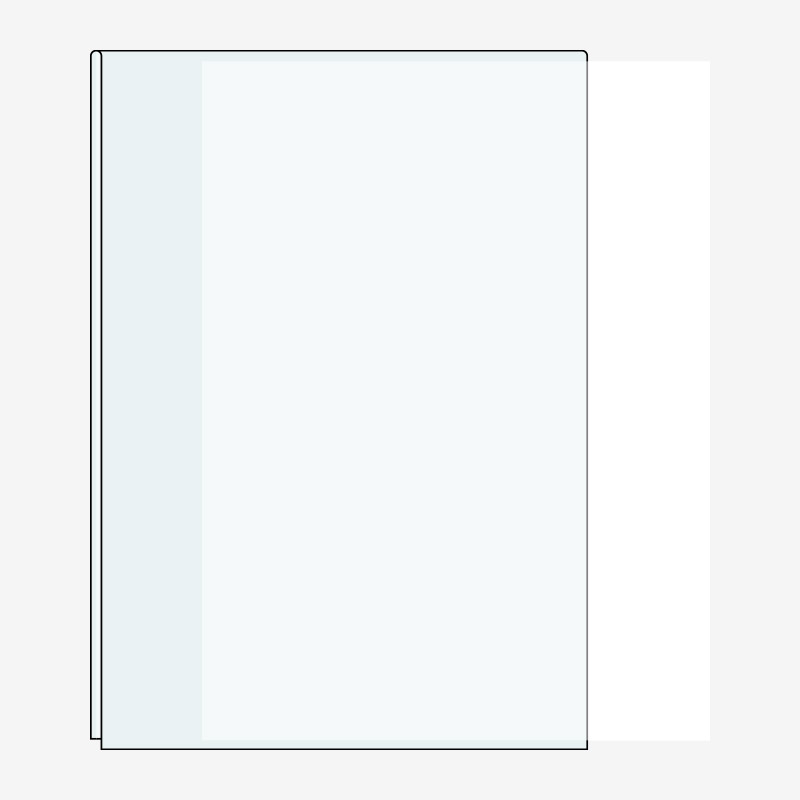 Plakatlomme 1mm akryl fra Nordic Display