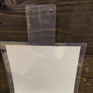 Slagfast plastlomme A4