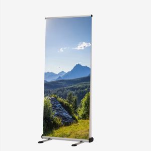 Rollup Open-air utendørs banner fra Display.no