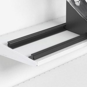 Hylleskinne for løsvekt dispenser