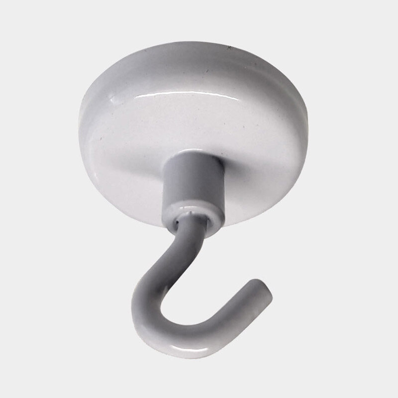 Krok med magnet på baksiden. Ø 25 mm. Kapasitet: 4 kg.