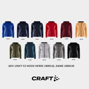 ADV Unify FZ Hood stretch hettejakke for profilering.