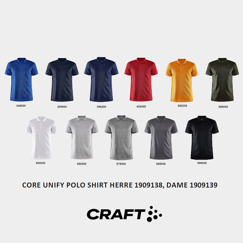 Core Unify Polo Shirt for profilering.