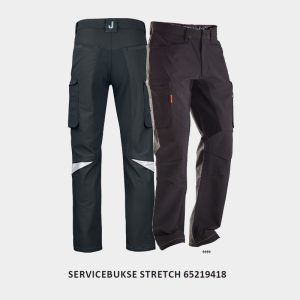 Servicebukse i slitesterkt materiale for profilering.