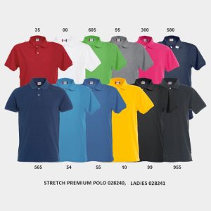 Stretch Premium Polo pique skjorte for profilering.