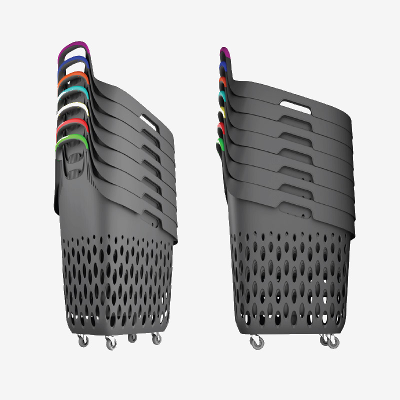 GenEvolution - smal handlevogn for små butikker og trange handlegater - kan stables