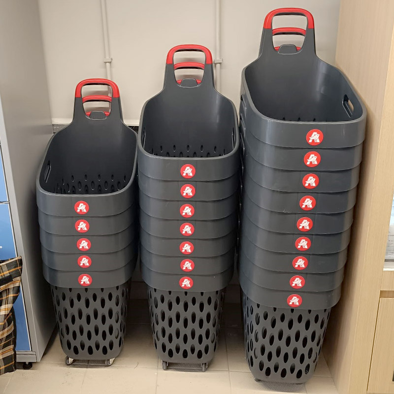Handlevogn for store varehus og små butikker med smale handlegater –GenEvolution