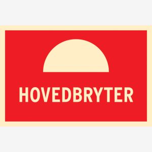 Brannskilt Hovedbryter