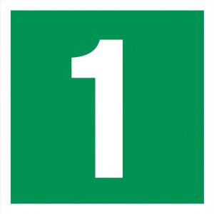 Rømningskilt Etasje 1