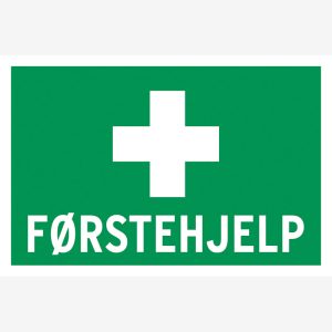 Nødskilt Førstehjelp