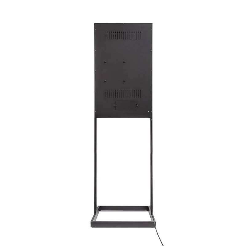 Digital Totem Sky er et skjermstativ med elegant åpen ramme rundt en 43" eller 55" Samsung skjerm.