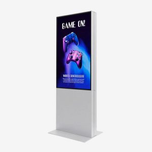 Smart Line Tosidig Digital Totem med 43" eller 50" Samsung skjerm.