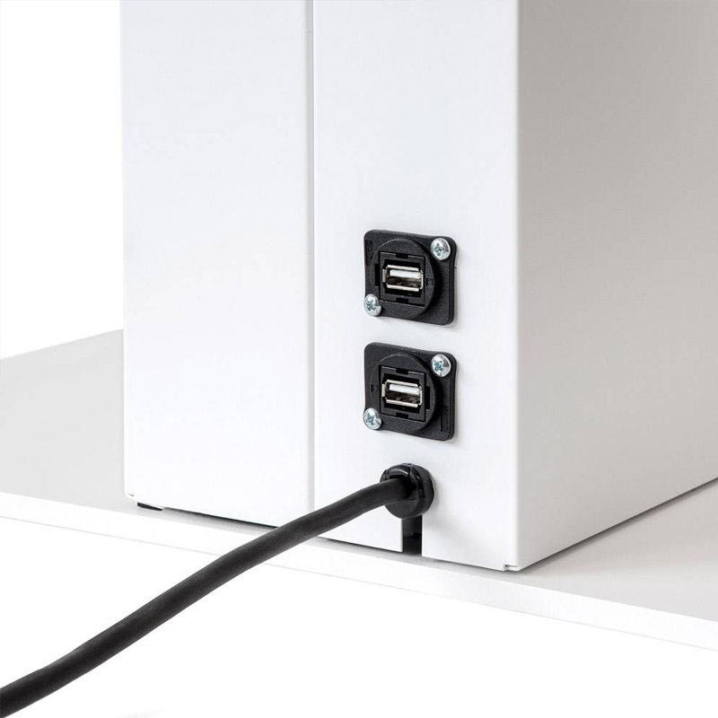 Smart Line Tosidig Digital Totem med 43" eller 50" Samsung skjerm.