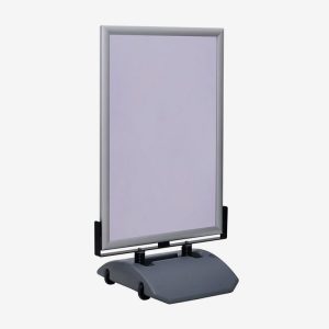 Master Wind gatebukk 70x100 cm med sand-/vanntank, hjul og klikkramme.
