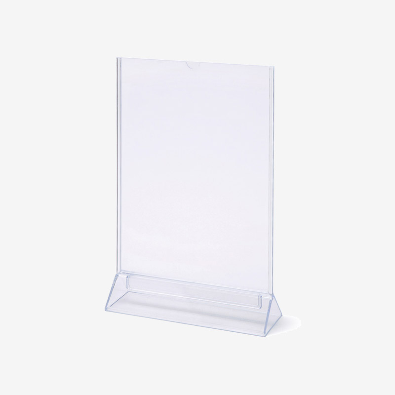 Scritto T transparent menyholder